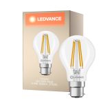 Ledvance Classic LED B22 Pera Filamento Chiara 5.9W 806lm - 827 Bianco Molto Caldo | Dimmerabile - Sostitutiva 60W