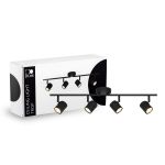 D'Lite Luce da soffitto Trop Sabbioso Nero| Adatto Per 4x GU10