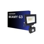 Noxion Proiettore LED Beamy G3.1 Nero 20W 2200lm 100D - 830 Luce Calda -  | IP44 - Sensore di Movimento e Luce - Simmetrico 