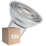 Confezione Multipack 10x Ledvance Faretti LED GU10 PAR16 3.7W 350lm 36D - 930 Luce Calda -  | Miglior Resa Cromatica - Dimmerabile - Sostitutiva 35W