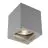 SLV Big Theo Soffitto Faretti Aluminium Grigio | Esterni - IP44 - Adatto per 1x GU10 Max. 75W - Dimmerabile