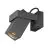 SLV Theo Supporto Luce Da Parete Aluminium Antracite | IP65 - Esterni - Adatto per 1x GU10 Max. 7W - Dimmerabile