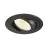 SLV New Tria 68 Faretti Aluminium Nero Il Giro 11W 700lm 60D - 918-930 Dim To Warm | Ritaglio 68mm -  Miglior Resa Cromatica