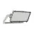 Ledvance Proiettore LED Max Radial 45 Aluminium Grigio 600W 92600lm 45D - 740 Bianco Freddo | IP66 - Simmetrico