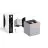D'Lite Luce Da Parete Nova Argento Up & Down 4.9W 480lm - 830 Luce Calda -  | IP54 - Angolo del fascio regolabile