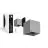 D'Lite Luce Da Parete Elingen Grigio 4.9W 480lm - 830 Luce Calda - 