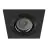Noxion Incasso Faretti Boxi MR16 Inclinabile Texture & Lucido Nero |Ritaglio 80mm - IP20 - Incl. GU10 Attacco