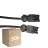 Confezione Multipack 50x Noxion GST - Compatibile Cavo di prolunga Nero - Maschio + Femmina - 3m - 3 pole 1,5mm2