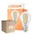 Confezione Multipack 4x Osram Parathom Classic LED E27 Pera Filamento Chiara 6.5W 806lm - 822-827 Dim To Warm | Dimmerabile - Sostitutiva 60W