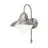 Eglo Luce Da Parete Sidney Acciaio Inossidabile | IP44 - Adatto per 1x E27 - Sensore Di Movimento