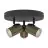 Eglo Luce da soffitto Consuma 1 Acciaio Bronzo Nero | IP44 - Adatto per 3x GU10 