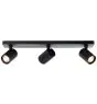 Brilliant Marty Luce da soffitto Aluminium Sabbioso Nero 15W 1050lm - 830 Luce Calda -  | Incl. 3x GU10