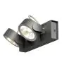 SLV Kalu Doppio Parete e Luce da soffitto Aluminium Nero 31W 2000lm - 830 Luce Calda -  | Dimmerabile 