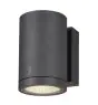 SLV Enola M Luce Da Parete Aluminium Grigio Il Giro 11W 980lm - 940 Bianco Freddo | Esterni - IP65 - Miglior Resa Cromatica