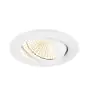 SLV New Tria 68 Faretti Aluminium Bianca Il Giro 8.3W 750lm 60D - 930 Luce Calda -  | Ritaglio 68mm -  Miglior Resa Cromatica - Dimmerabile 