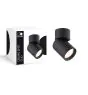 D'Lite Soffitto Faretti Clio Nero Inclinabile| Adatto per 1x GU10