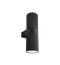 Nordlux Kyklop Ripple Maxi Luce Da Parete Nero | IP54 - Adatto per 2x E27