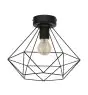 Eglo Luce da soffitto Tarbes Acciaio Nero | IP20 - Adatto per 1x E27 