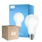 Confezione Multipack 4x Philips Corepro LED Bulbo E27 Pera Ghiaccio 17.5W 2452lm - 865 Luce del Giorno | Sostitutiva 150W