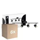 Confezione Multipack 6x D'Lite Luce da soffitto Trop Sabbioso Nero| Adatto Per 4x GU10