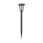 Eglo Punta Luce Prietta Solar Nero 6W 800lm - 827 Bianco Molto Caldo | IP44 - Sensore di Movimento e Luce